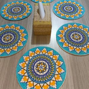 DIY diamond painting coasters