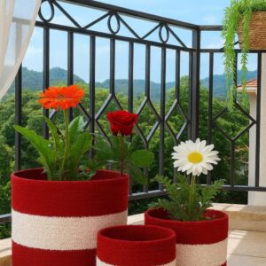 Geotextile planter set